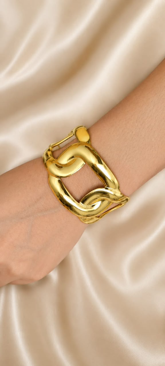 Gold Cuff Bracelet
